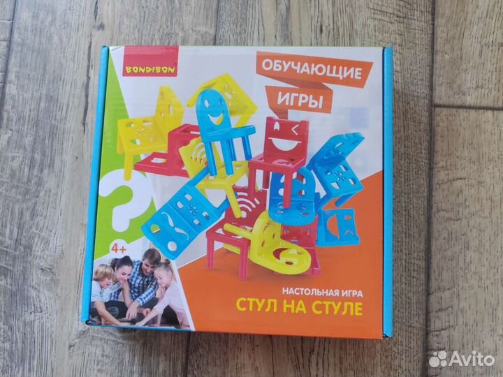 Развивающая настольная игра стул на стуле 4+