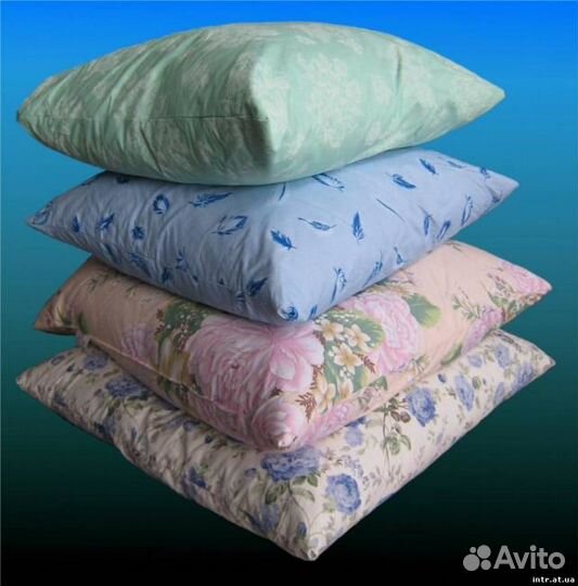 Подушки пухо-перьевые гусиные,новые