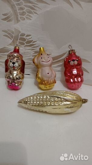 Елочные игрушки СССР