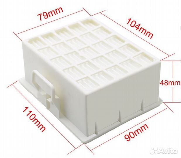 Hepa фильтр для пылесоса bosch GL-10 GL-40