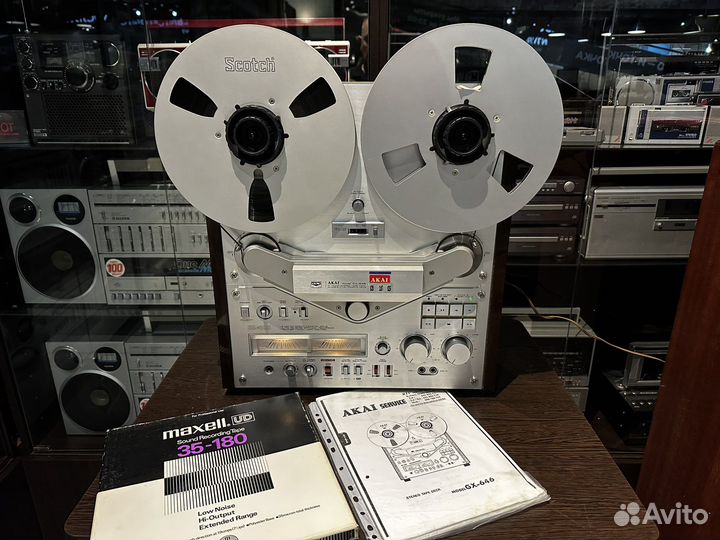 Катушечный магнитофон akai gx 646