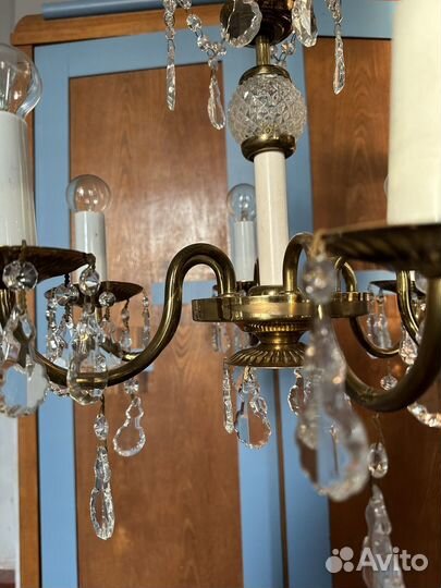 Хрустальная люстра СССР