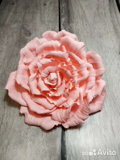 Цветок розы, зажим, брошь