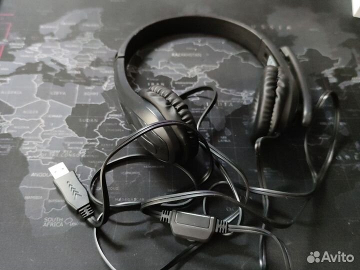 Гарнитура наушники с микрофоном usb