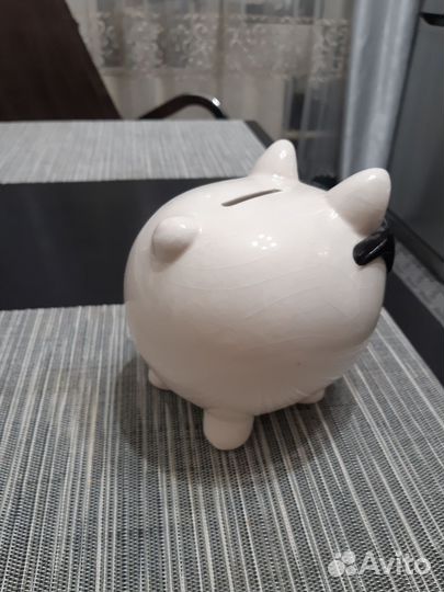 Копилка для денег Хрюшка в очках