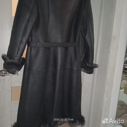 Дубленка натуральная женская 46р