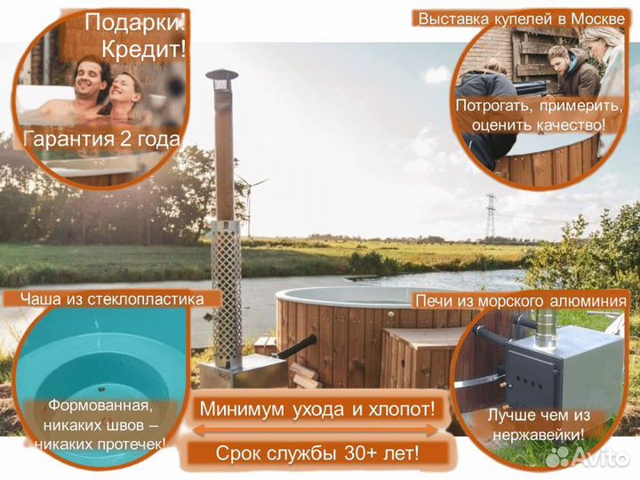 Купель с подогревом, массажем и подсветкой F3594Y