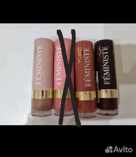 Помада vivienne sabo feministe,блеск femme Fatale