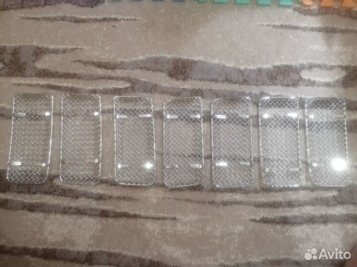 Хром сетки в решетку радиатора Jeep Grand Cherokee