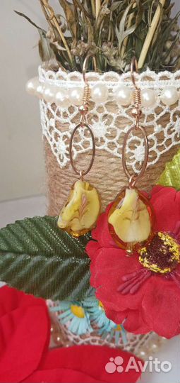 Серьги ручной работы