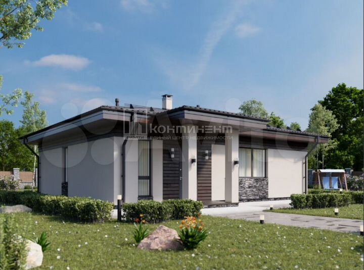 Коттедж 115 м² на участке 10 сот.