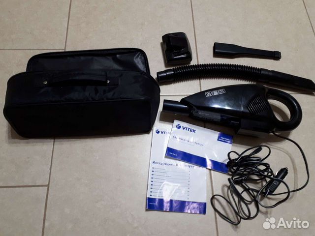 Автомобильный пылесос в сумке