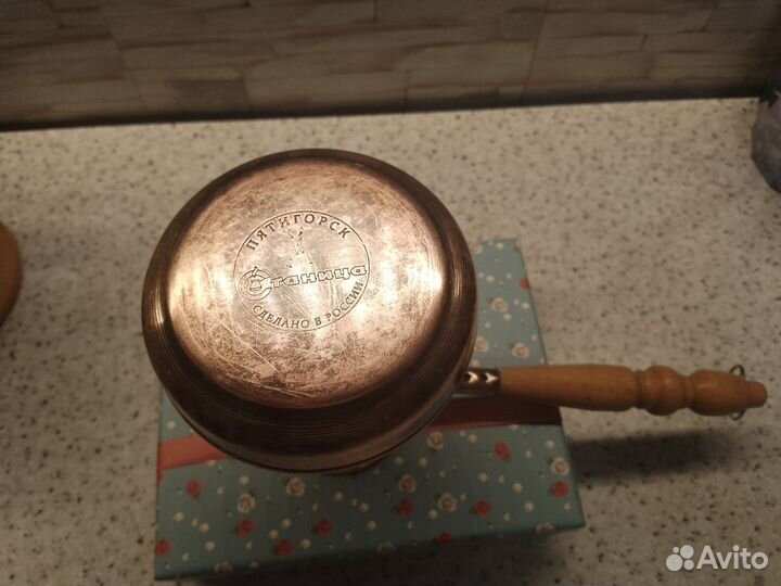 Турка медная 650 мл