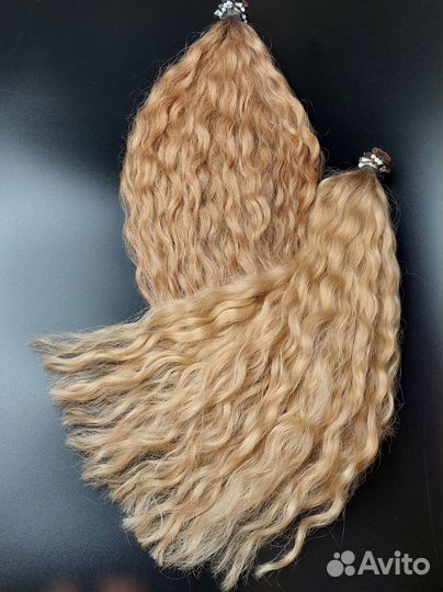 Волосы для наращивания Exclusive +, кудри, опт