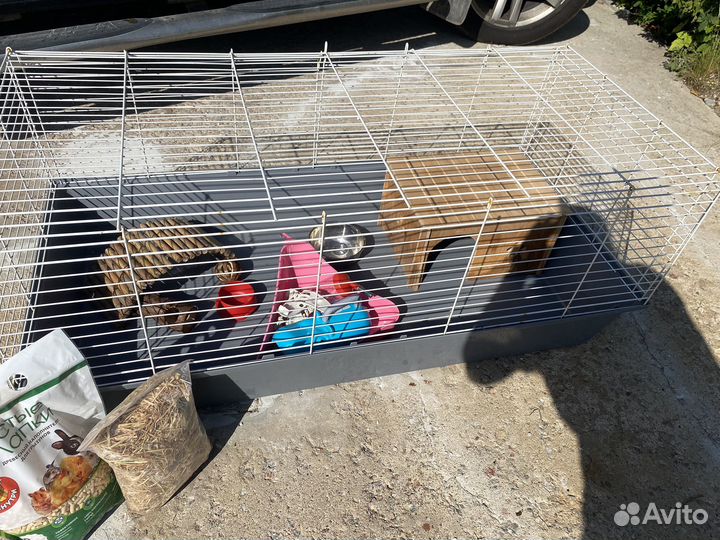 Большая клетка для кролика/хорька/шиншилы