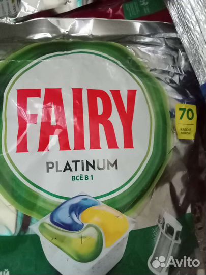 Капсулы для посудомоечных машин fairy