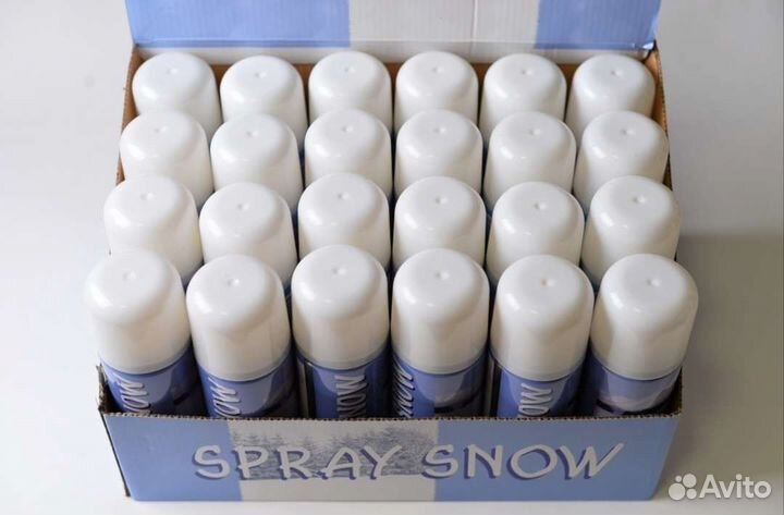Снег искусственный нетающий спрей новый