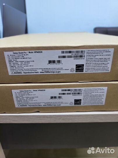 Ноутбук Samsung Galaxy book 4 pro серый (NP960XGK