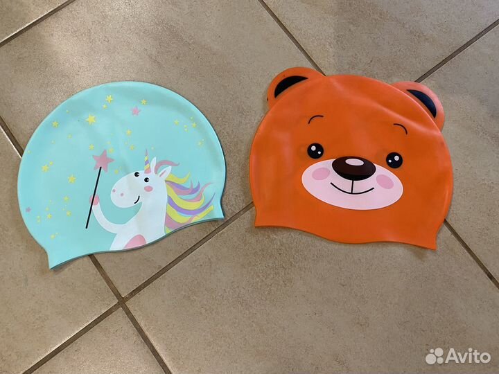 Шапочки для плавания детские