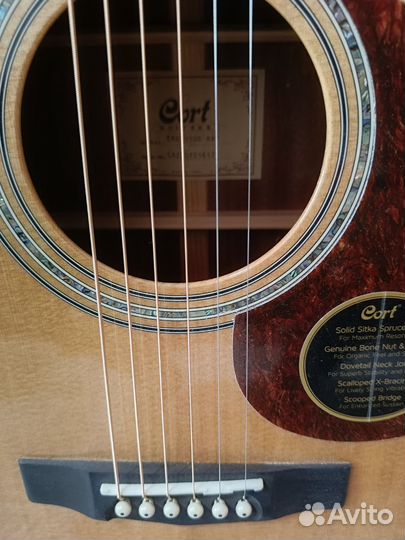 Акустическая гитара cort earth 100 nat