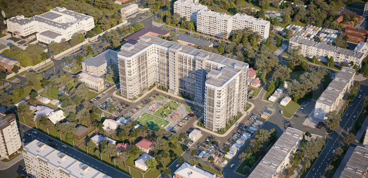 2-к. квартира, 46,9 м², 1/14 эт.