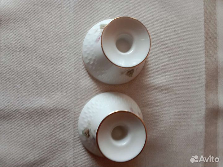 Подсвечники из фарфора