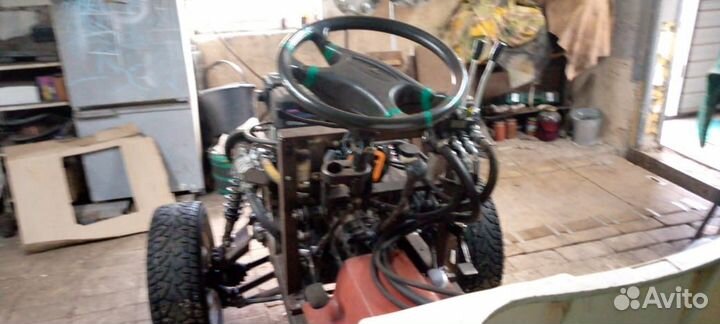 Самодельный трактор на базе квадроцикла