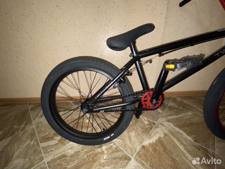 Велосипед BMX Tech Team Twen черно-красный