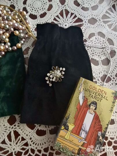 Бархатный мешочек для украшений, подарка