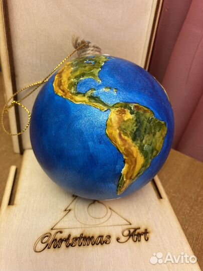 Елочная игрушка Земля