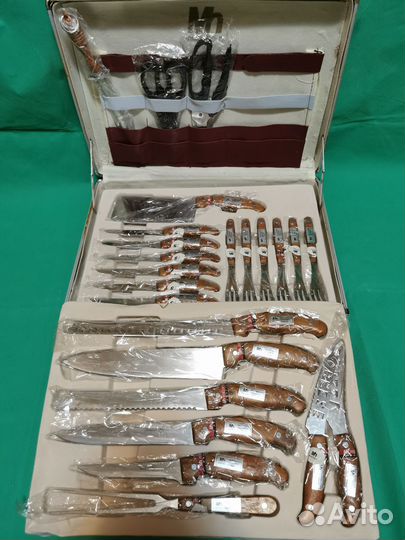 Нaбop куxoнныx нoжeй Millerhаus 25 штук в кейce