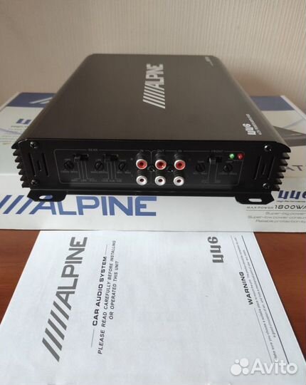 Усилитель 4 канальный alpine 1800w