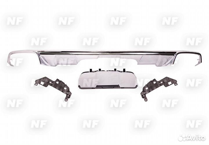 Диффузор 63 AMG Mercedes GL X166