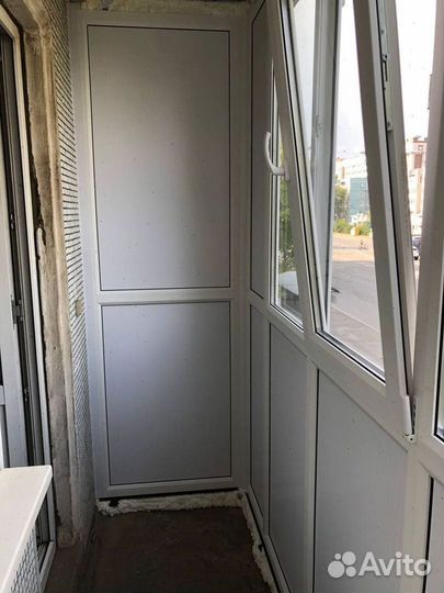 Балконы пластиковые под ключ