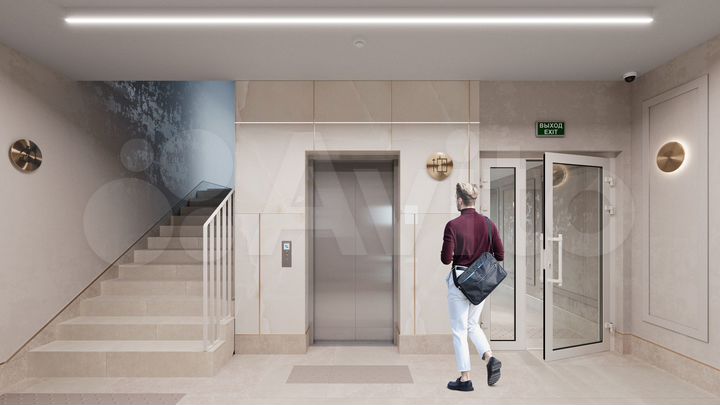 1-к. квартира, 53,1 м², 2/8 эт.