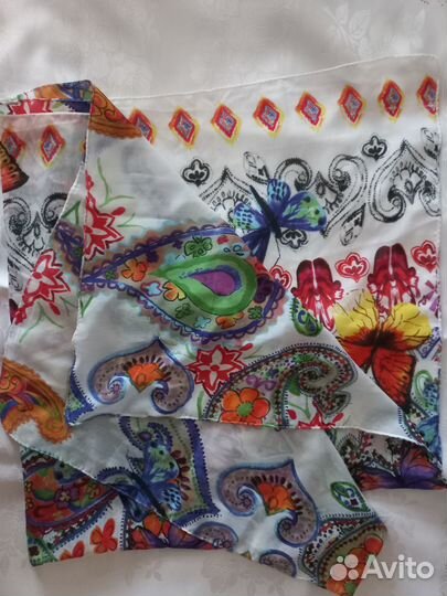 Платок женский Индия, вискоза 100х100