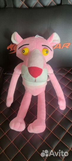 Игрушка мягкая розовая пантера
