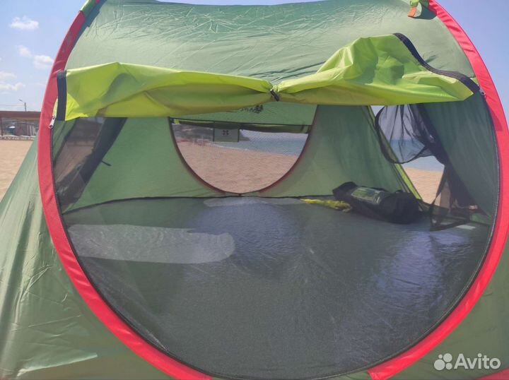 Палатка пляжная 4-х местная самораскладывающаяся