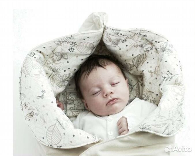 Wallaboo конверт-лепесток(замша-хлопок)