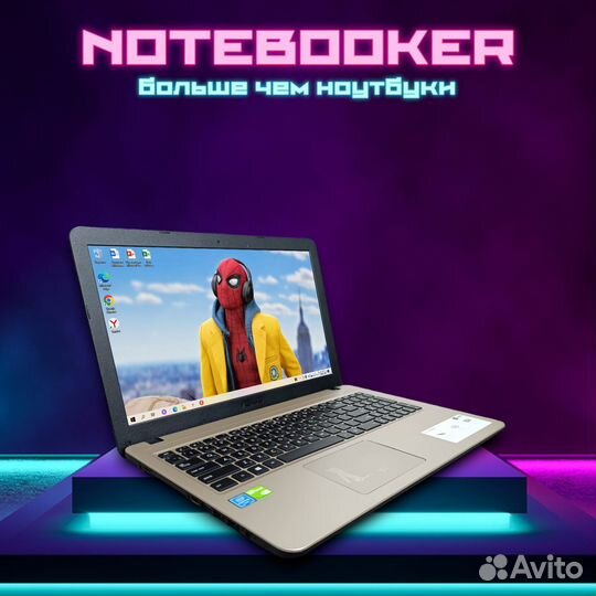 Ноутбук Asus D540N intel(4ядра) /4гб/500гб/2гб/win