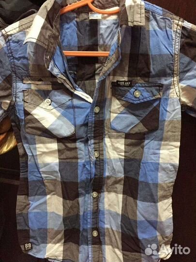 Рубашки на 6-7 лет пакет