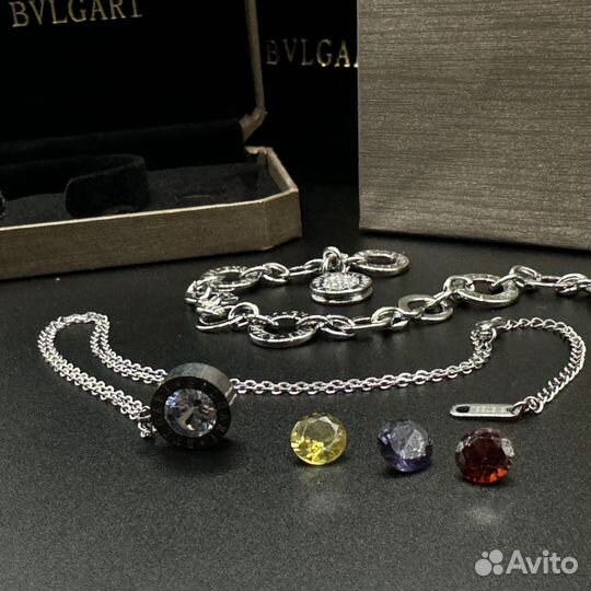 Bvlgari браслет с кулоном