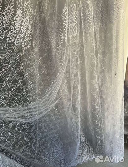 Тюль новый на отрез