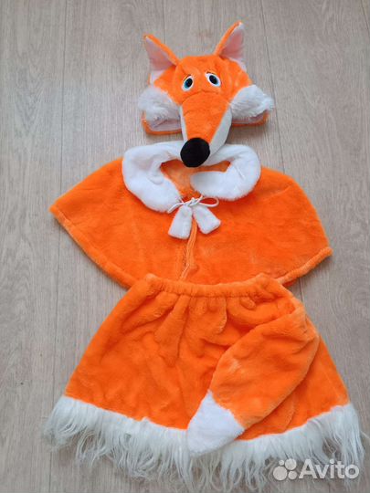 Костюм лисицы на 2-4 года