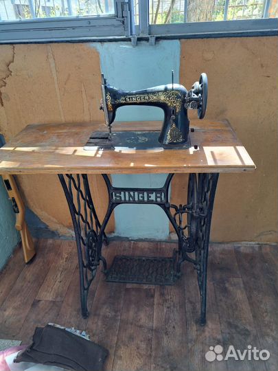 Швейная машинка зингер антикварная