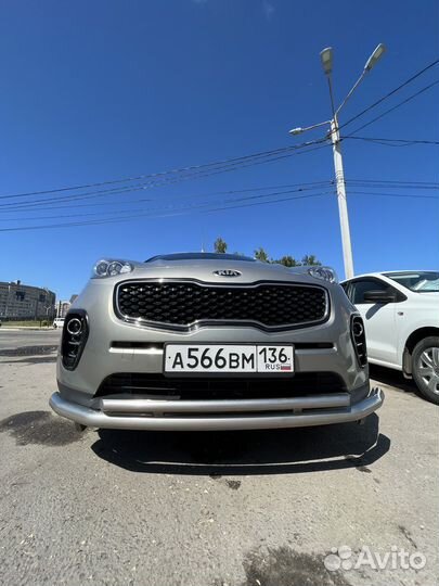 Кенгурятник, обвес на Kia Sportage