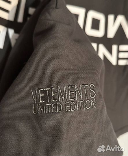 В наличии Vetements biohazard hoodie