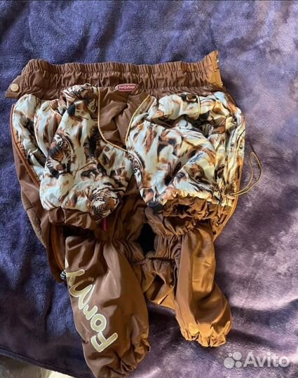 Комбинезон для средней собаки зима