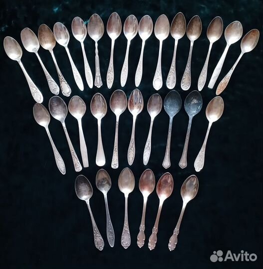 Десертные ложки Мельхиор