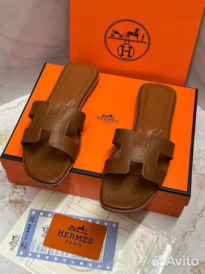 Шлепанцы hermes
